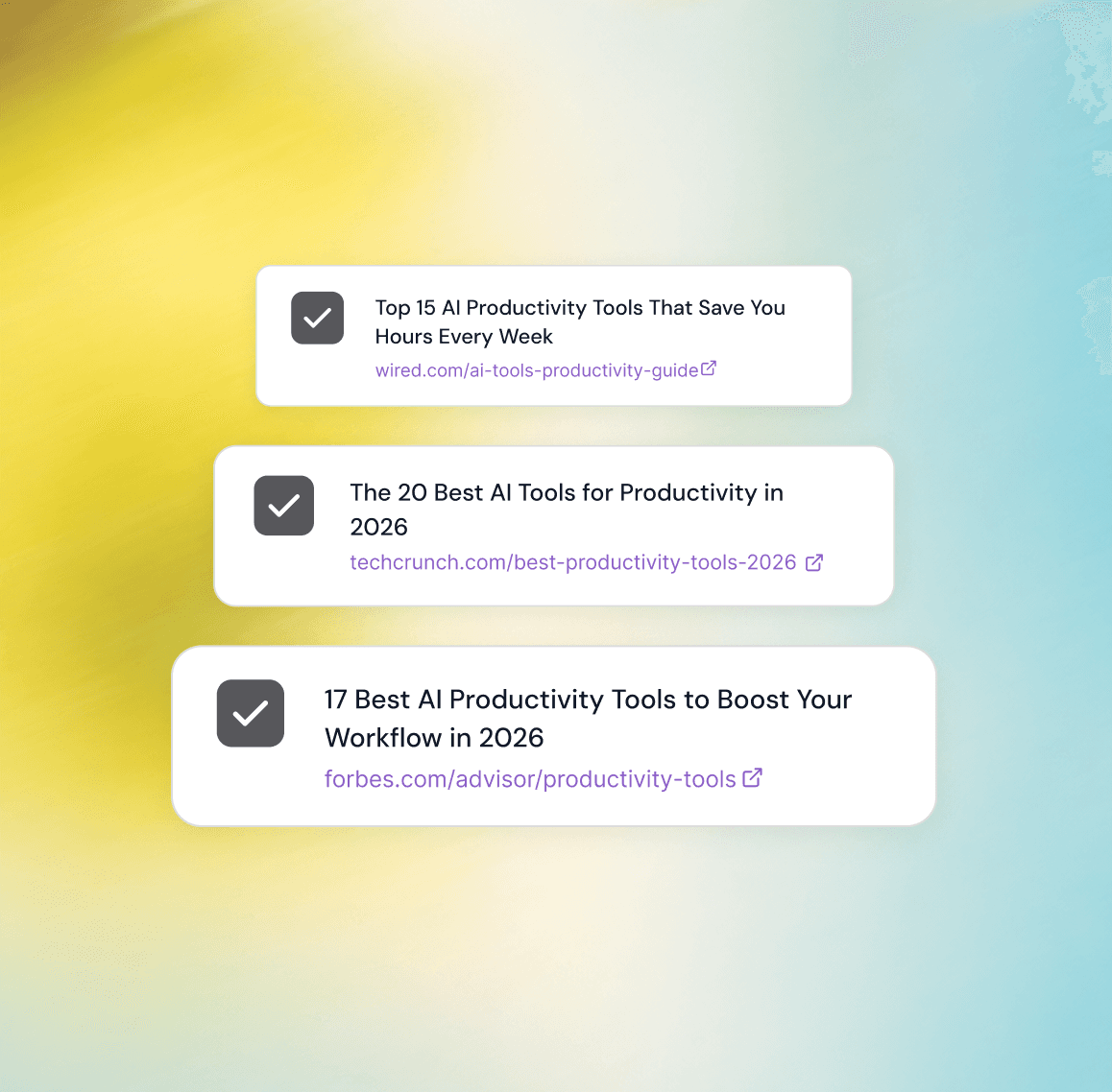 Choose Competitor Articles